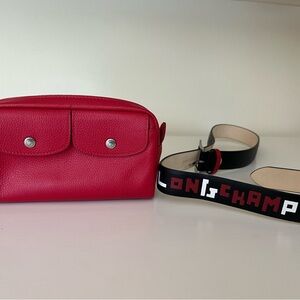 Longchamp leather belt bag